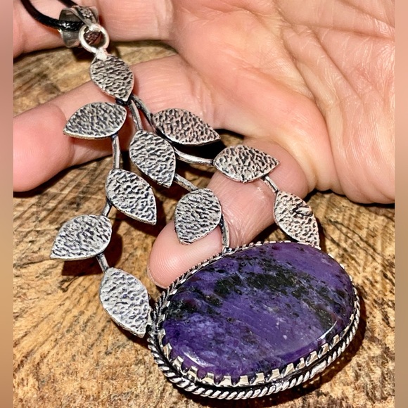 4” Charoite Pendant known as “The Transformation Stone” - Picture 3 of 12